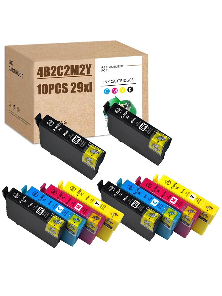Cartouche d'encre pour Epson 29XL T29ratios XL Encre pour imprimante Epson XP452 Encre XP 452 Encre XP-452 XP332 XP342 XP345 XP435 XP432 XP442