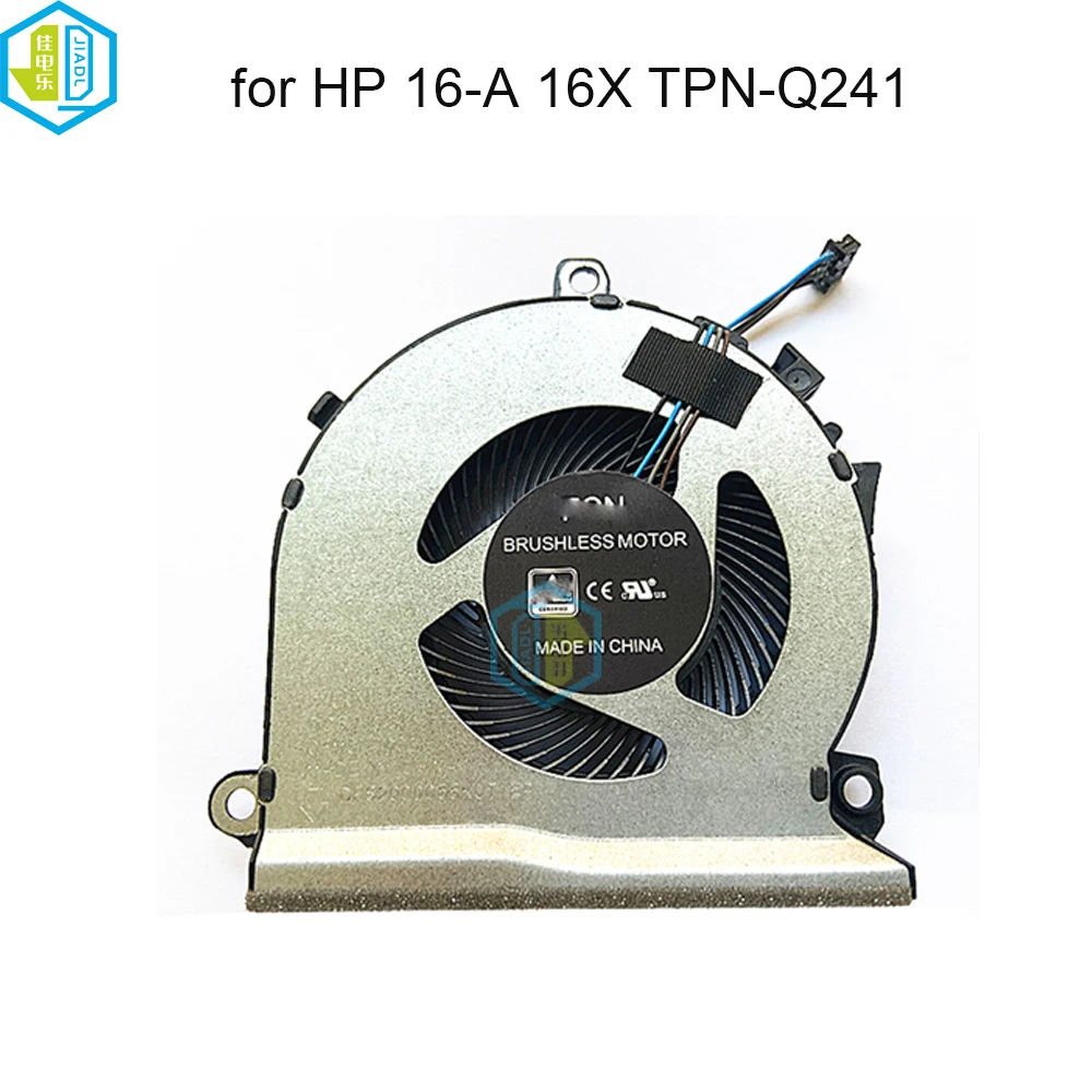 

Laptop CPU Cooling Fan For HP Pavilion 16-A TPN-Q241 16-A0000 16-A0020CA Gaming Notebook PC Cooler Fans L77560-001 DFS2000055K0T