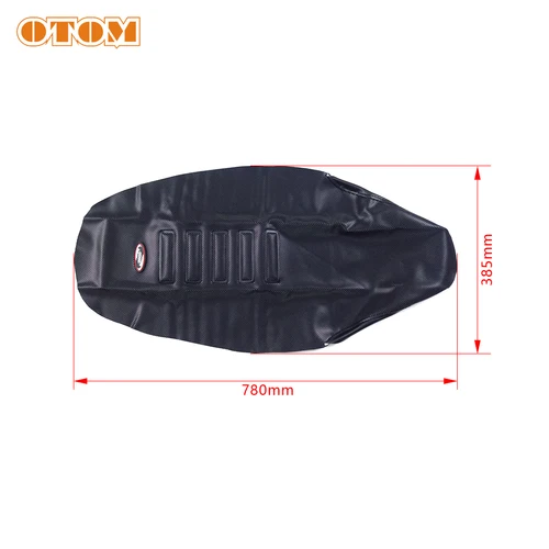 Imagen 2 del producto OTOM-Fundas de cojín de goma para asiento de motocicleta, antideslizantes, patrón de diamante, alta elasticidad, impermeables, universales, todoterreno, Dirt Bike