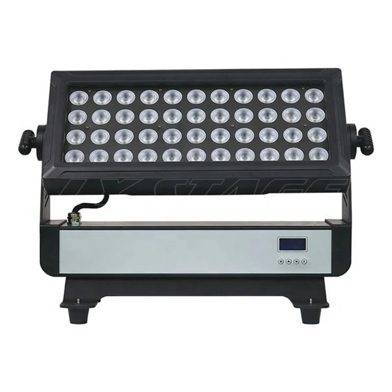 2PCS/LOT IP65 44x10W RGBW 4in1 stage park square tree building bridge outdoor City Color wall washer led wash light