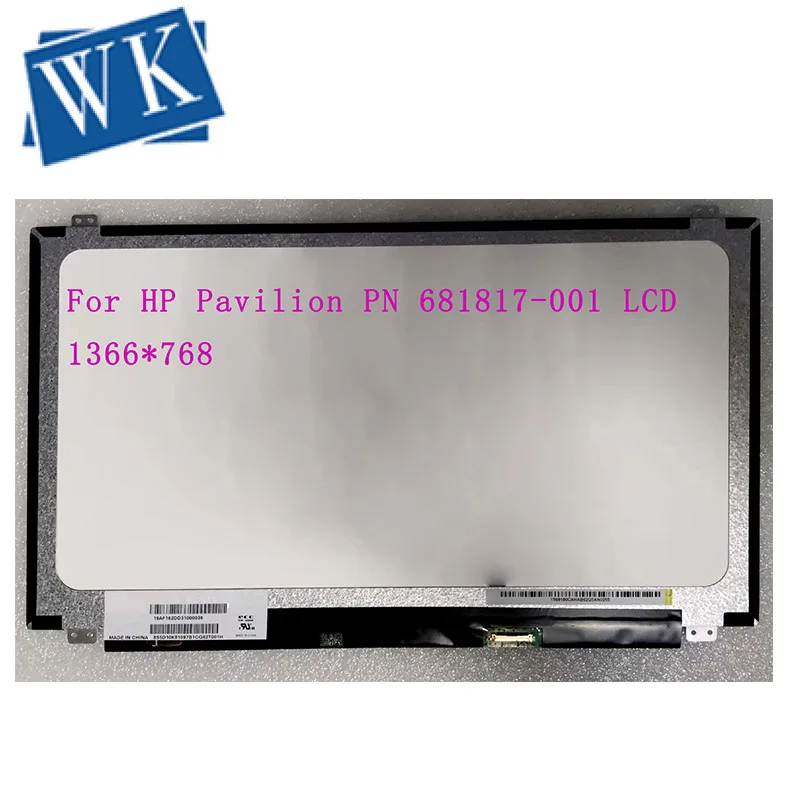 

Матрица ЖК-дисплея для ноутбука HP Pavilion PN 681817-001, 15,6 дюйма, HD 1366X768, 30PIN