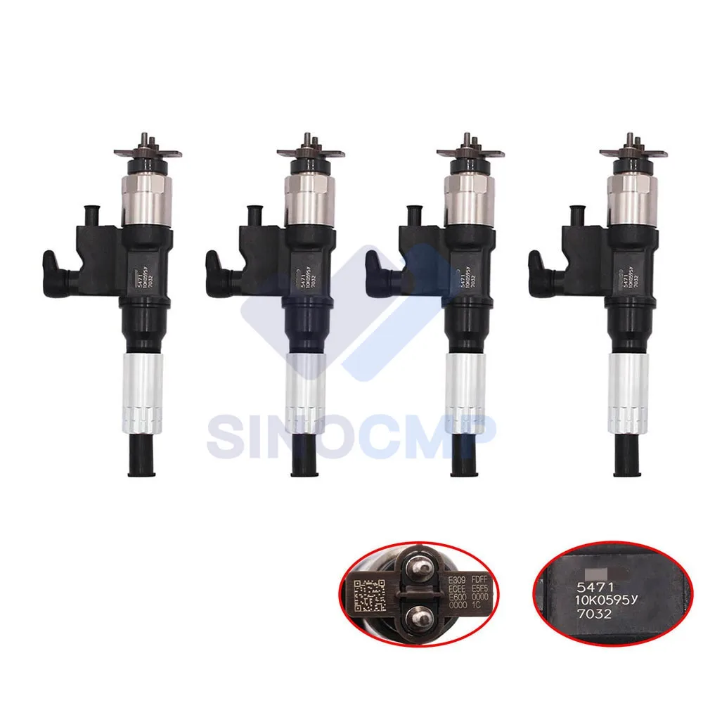 

4PCS Fuel Injector Fit for 01-07 NPR NPR-HD 4HK1 Diesel 095000-5471
