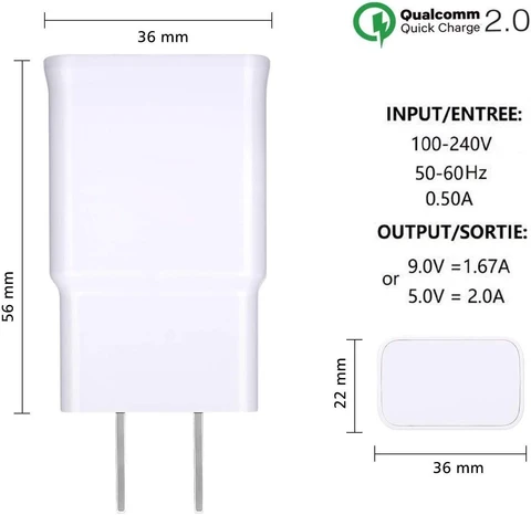 Адаптер для быстрой зарядки для Samsung 15 Вт AFC USB 3,0 Type C кабель для передачи данных для Galaxy S8 S9 S10 Note 8 9 10 A30 A50 A70 A90 A80
