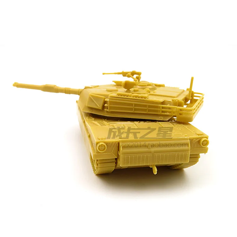 1/72 M1A1 Main Battle Tank Model U.S. Army Tank Assembly Model DIY Military Chariot