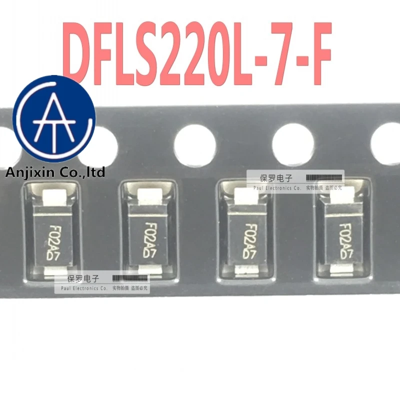 

10pcs 100% orginal new Schottky diode DFLS220L-7-F silk screen F02A SOD-123 real stock