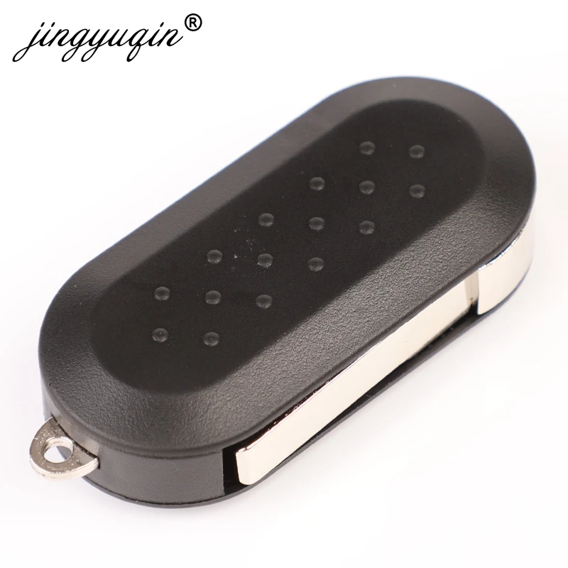 jingyuqin 3 Button Remote Flip Folding Key Fob Shell for Citroen Jumper Nemo Fit Peugeot Boxer Bipper 2008-2015 Replacement Case