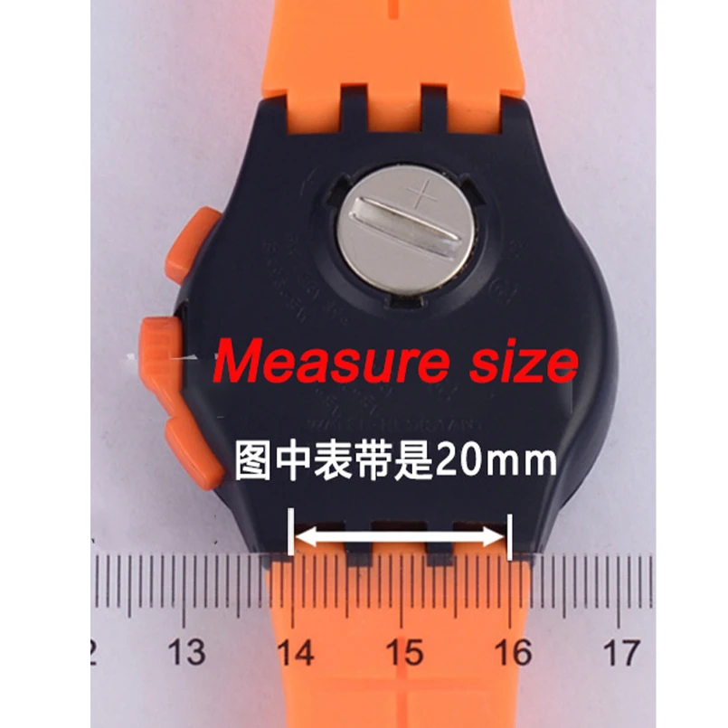 Silicone Watchband Strap for Swatch Watch Band 12mm 16mm 17mm 19mm 20mm Waterproof Rubber Wrist Bracelet Accessories With Tools