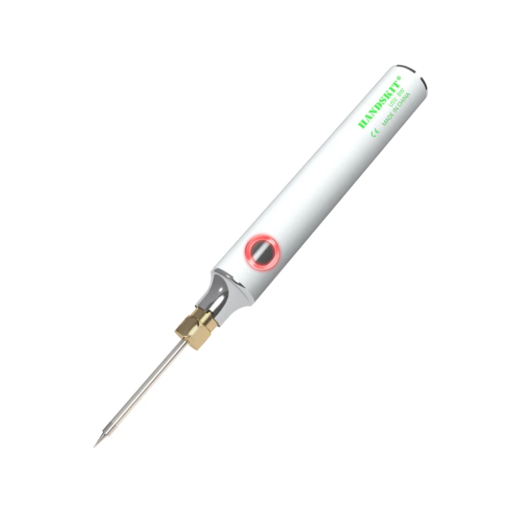 USB Portable Mini Electric  Charging  Soldering Iron Outdoor Aerial Work 5V 8W adjustable Temperature Kit