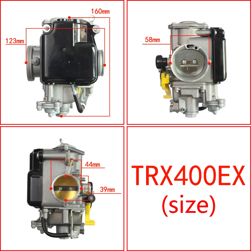 38mm High Performance Carburetor For Honda TRX400EX ATV Sportrax 400 TRX400 EX Sportrax 99-04 TRX400X 2009-2014 TRX 400X 400EX