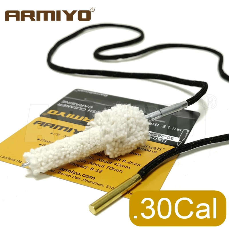

Набор для чистки оружия Armiyo .308 Cal: ватные палочки, щетка для гильз, щетка для ствола, очиститель для ружья, подходит для AK, аксессуары для охоты, резьба 8-32