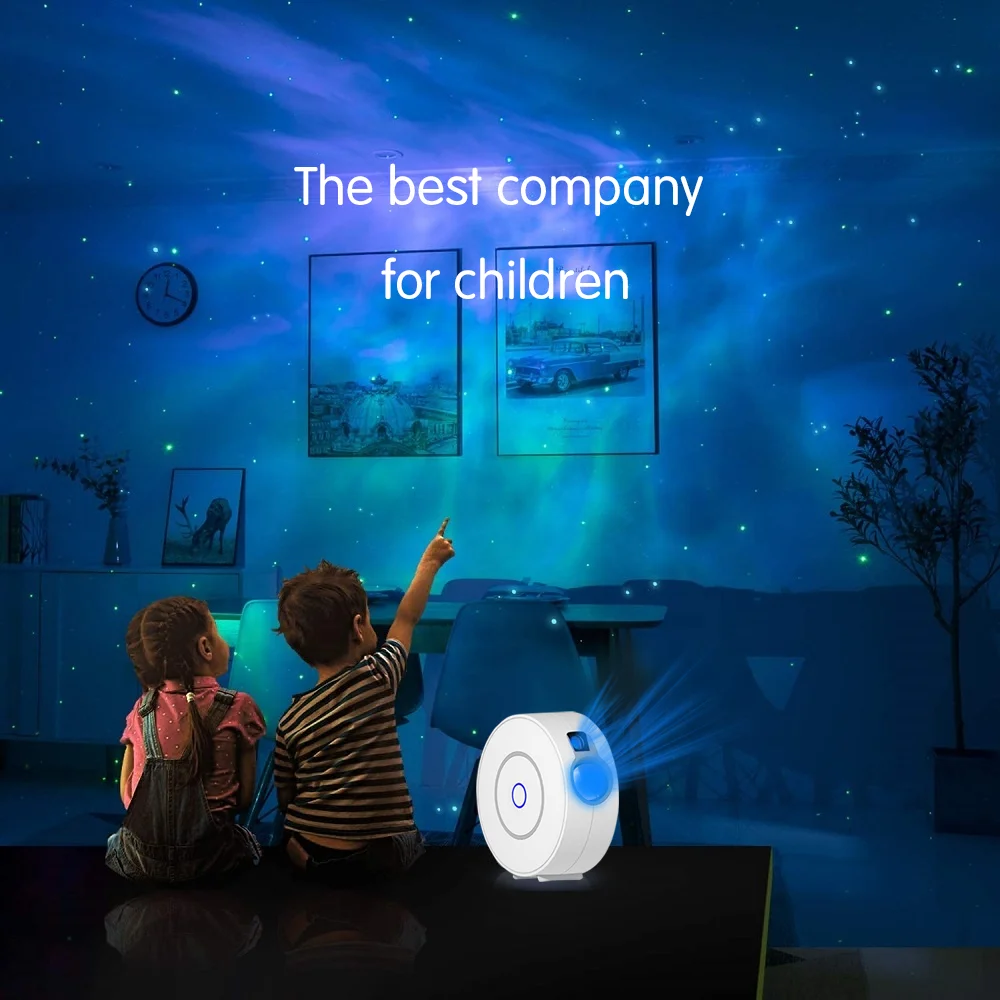 Tuya Smart Star Projector Wireless Smart life APP Control ,New Upgraded Music Rhythm Sync Nebula Projector Alexa Compatible