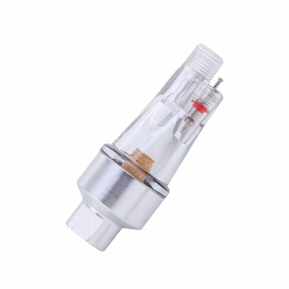 Airbrush Mini Separator wody do dostaw filtr powietrza i pułapka wodna do podłączenia do aerografu i węża z gwintami 1/8"