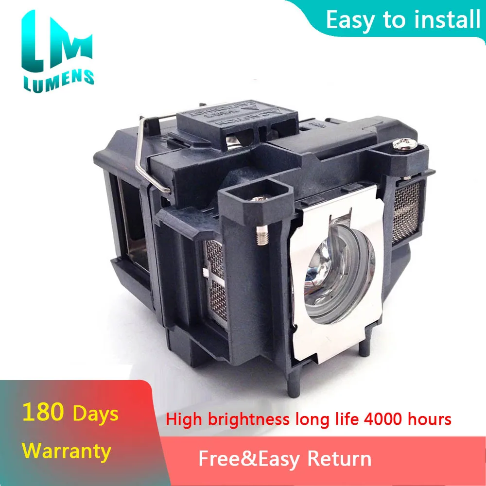 

Long Life ELPLP67 for Epson EBTW480 H432B EBS11 EBS02 EBX14 EBX12 EBX14G EBC15S(mercury free, powered by led)