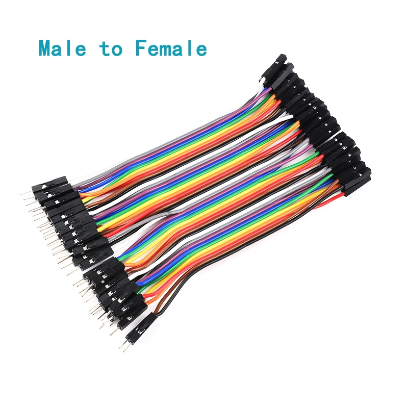 Dupont Line 10CM 20cm 30cm 40Pin Male to Male Male to Female and Female to Female Jumper Wire Dupont Cable for Arduino DIY KIT