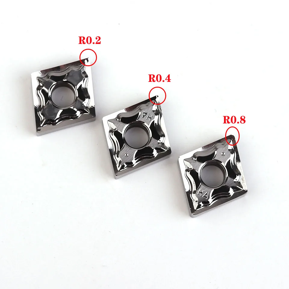 CNMG120402 HA H01 CNMG120404 CNMG 120408 알루미늄 합금 블레이드, 알루미늄 및 구리 가공용 CNC 블레이드 선반 가공 공구