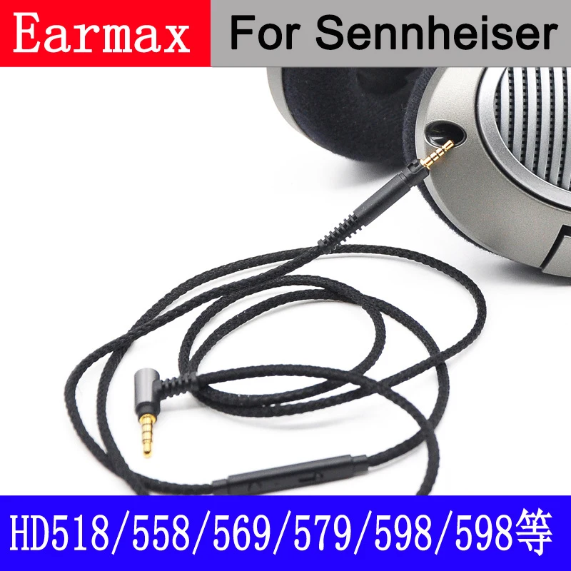 Bản Nâng Cấp Mới Cáp Cho Tai Nghe Sennheiser Hd598/Hd558/Hd518/Hd598 CS/Hd599/Hd569/Hd579/2.20 2.30i 2.30G Cáp Âm Thanh