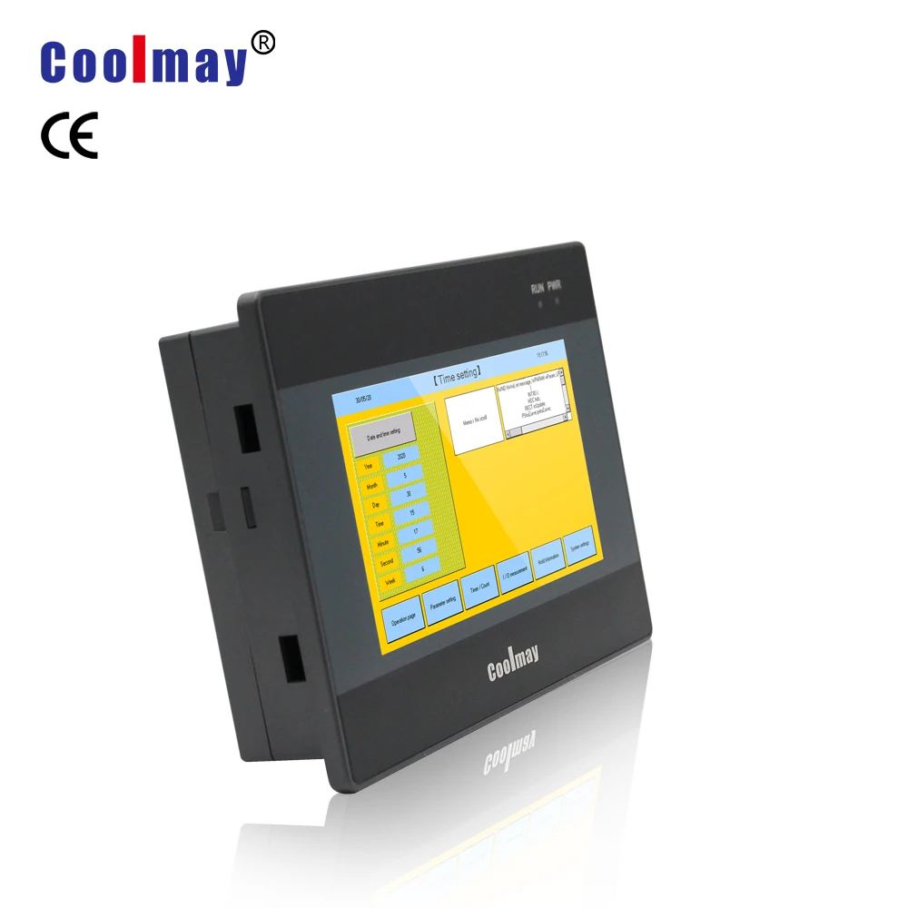 Upgraded Small Size HMI Touch Panel Screen 4.3 Inch for Industrial CNC Control