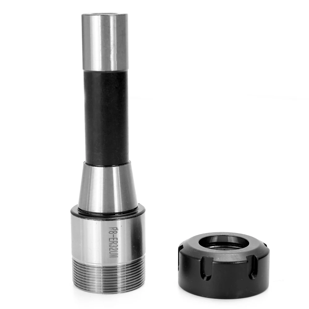 R8-ER32 (7-16)Imperial Milling Tool Holder + ER32 6PCS SInch Spring Collet + 1PCS Wrench Set untuk CNC Milling bubut alat