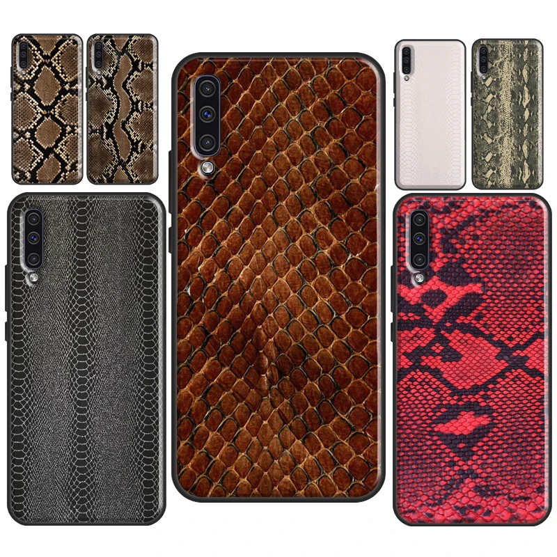 Cobra Python Snake Skin Case For Samsung A21S A20e A11 A31 A41 A51 A71 A50 A70 A30 A02 S A12 A32 A42 A52 A72 Coque