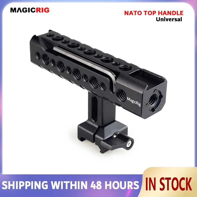 magicrig-nato-top-handle-with-cold-shoe-mount-arri-locating-holes1-4-20-3-8-16-holes-for-sony-nikon-canon-dslr-camera-cage