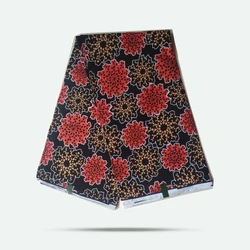 Holland wax latest printed fabric Wax Ghana style high quality 100% cotton sewn fabric
