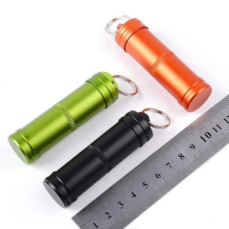 Survival Seal Capsule Trunk EDC Waterproof Hike Box Container Outdoor Dry Bottle Holder Storage Camp Medicine Match Pill Case