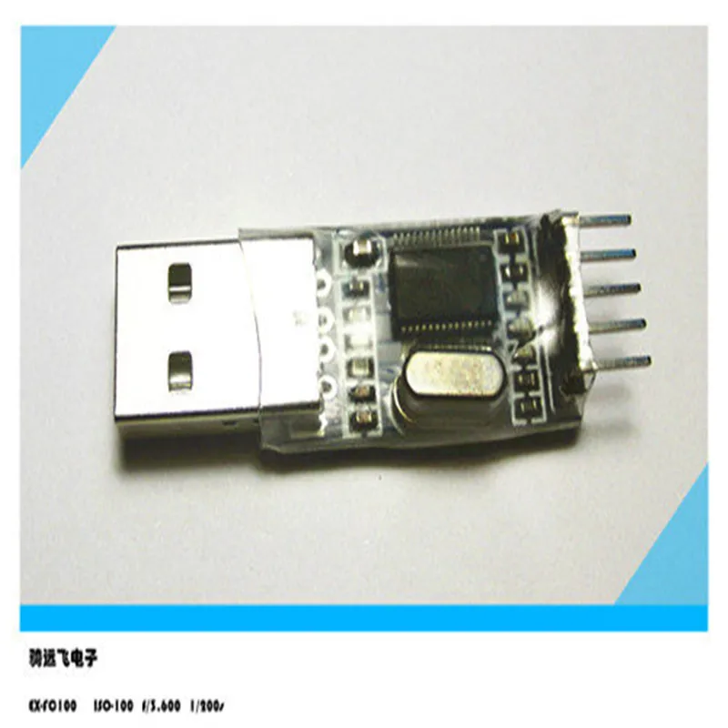 Serial Port Module USB to TTL Small Board Flashing  PL2303HX MCU Download Line to Send DuPont