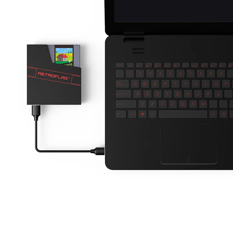 Retroflag-carcasa de cartucho para SSD Nespi4, Compatible con OS, Windows/Mac OS /Linux, a MICRO-B USB-A, Cable HDD, caja de cierre