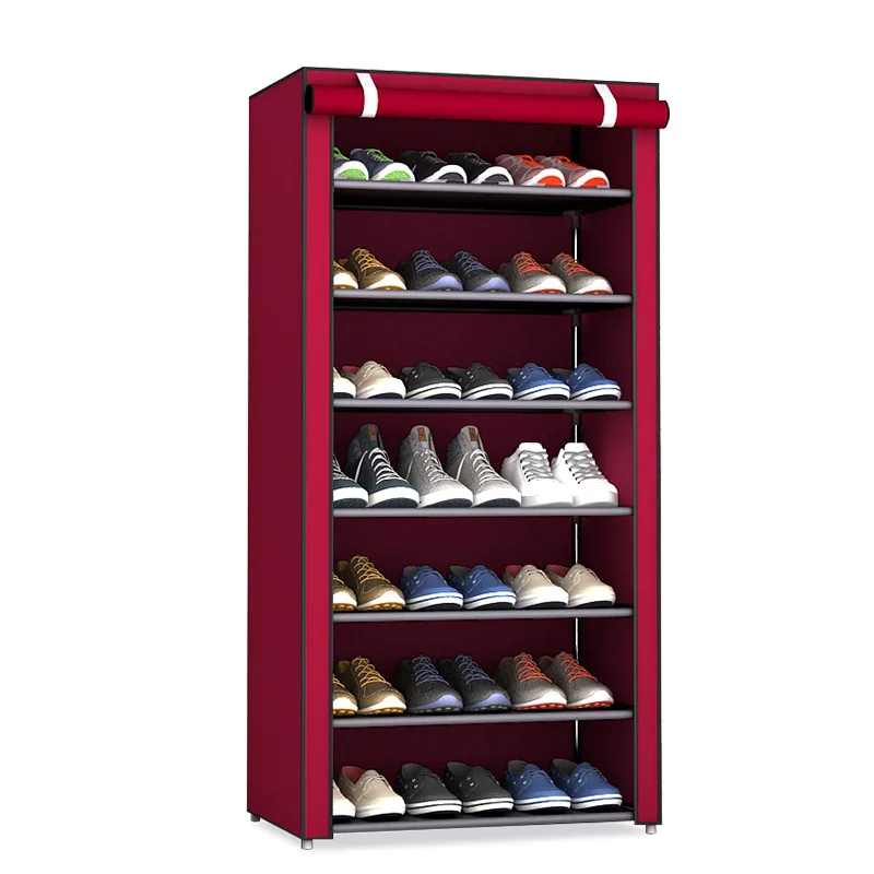 DIY Multi-layer Simple Assembly Shoe Rack Dustproof Storage Shoe Cabinet Household Shoe Rack Dormitory Storage Rack Storage Rack