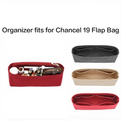 Fits For flap Bags insert C19 flapbag bag organizer Makeup bucket luxury Handbag Portable base shaper Jumbo organizer