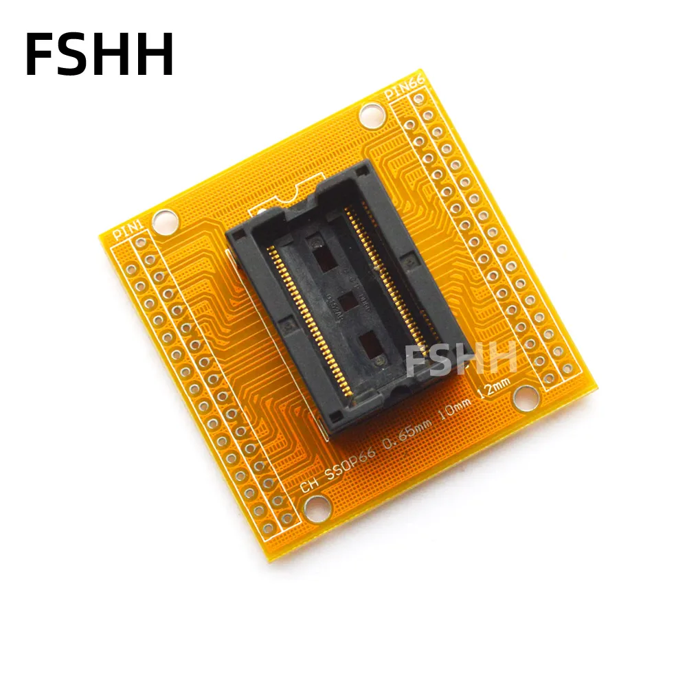 TSOP66 test socket 0.65mm TO 2.54mm DDR SDRAM socket 10mm/12mm wide