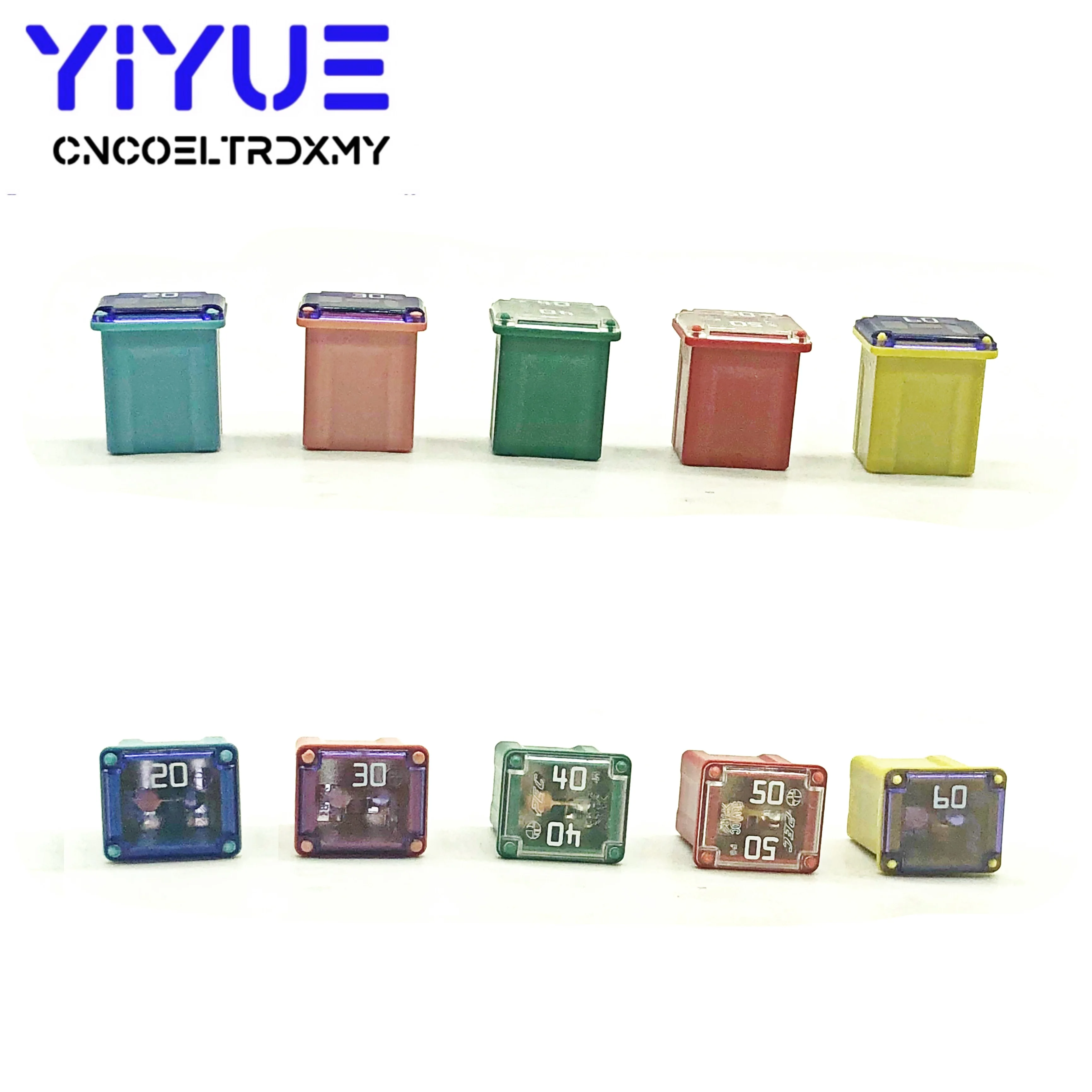 1PC PEC LPJ 20A 30A 40A 50A 60A ประกันอัตโนมัติฟิวส์สแควร์หลอดกล่องฟิวส์กันน้ําสําหรับ Nissan Honda Toyota,ซ็อกเก็ตอุปกรณ์เสริม