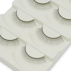 Kimcci 5 Pairs Training Eyelash Practice False Lash For Grafting Eyelash Extendsion New Begainer Make up Professional Tool Salon