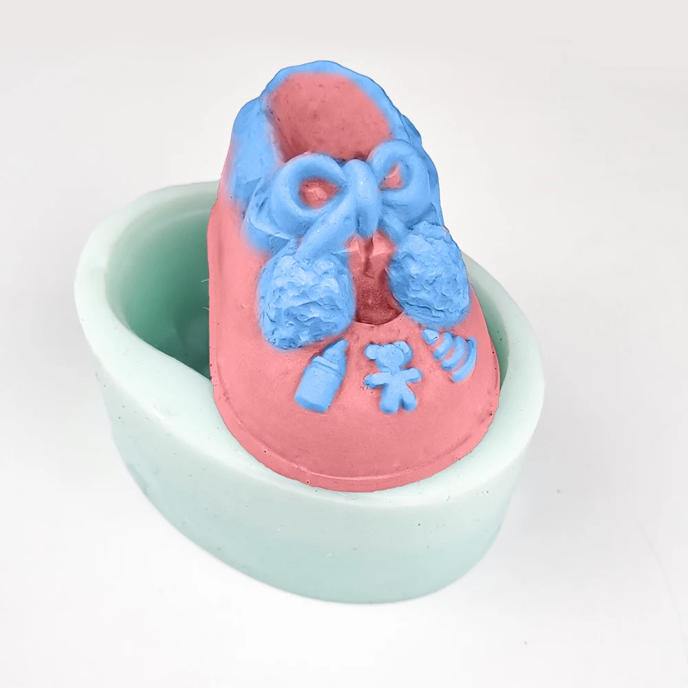 

PRZY-Baby Shoes Silicone Mold, Soap Molds, Handmade Fondant, Clay Resin Candle Mould, Children Shoes