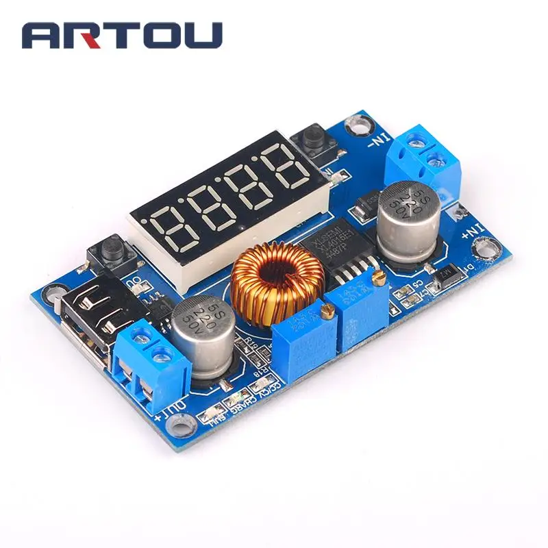 5A Lithium Battery Step down Charging Board power supply module Led Power Converter Charger Step Down Drive  Module XL4015