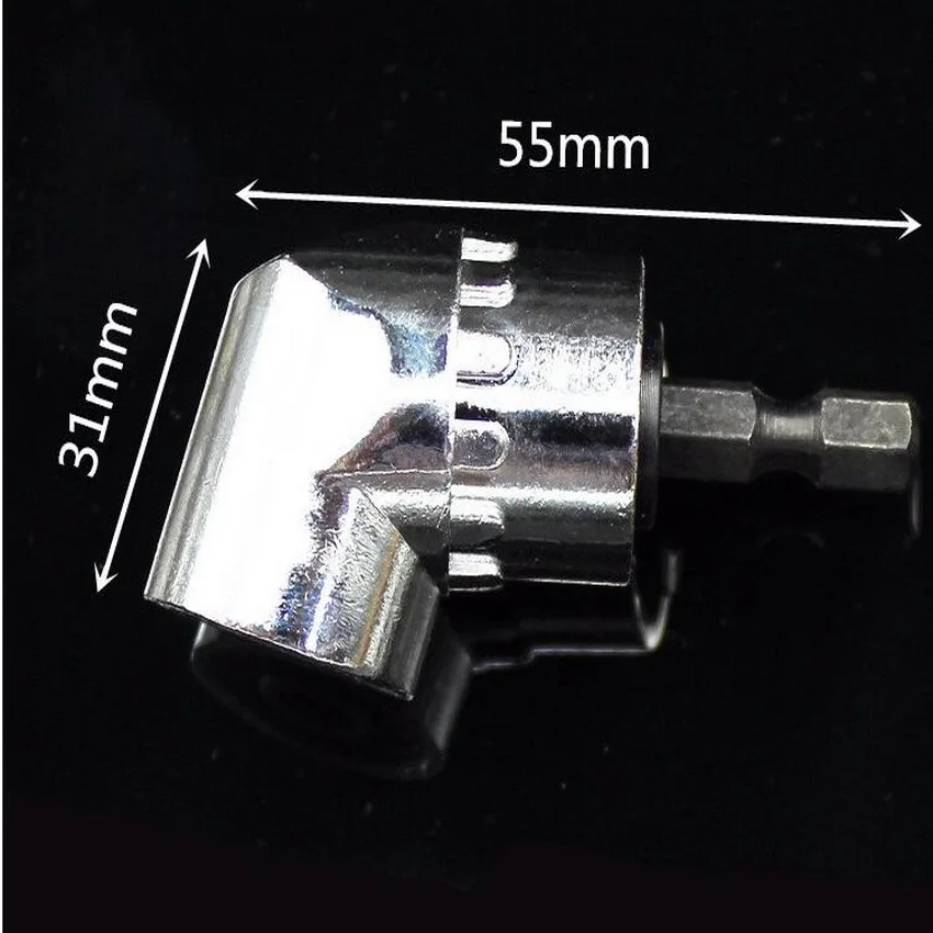 105 Degree 1/4 Adjustable Hex Bit Angle Driver Screwdriver Magnetic Bit Angle Extension Screw Driver Socket Holder Adapter