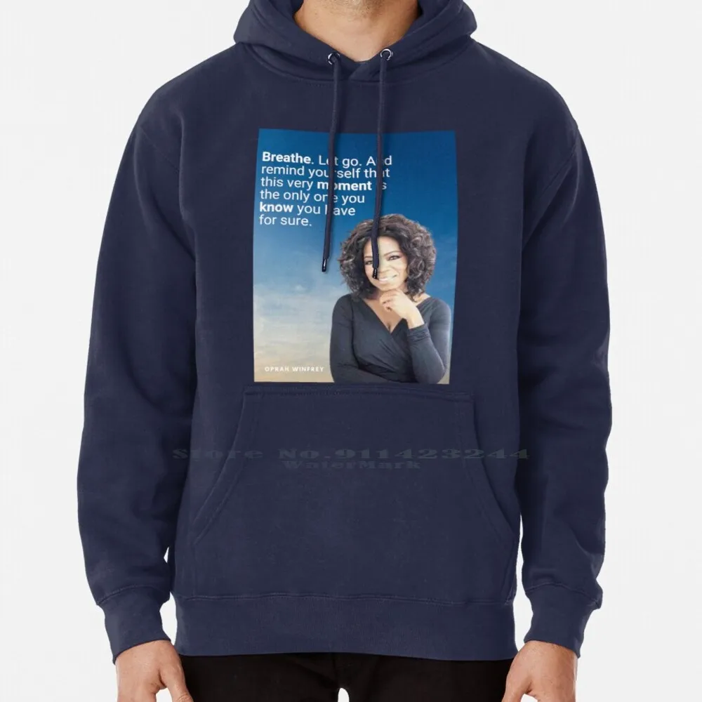 Oprah Winfrey , Quote Hoodie Sweater 6xl Cotton Oprah Winfrey Talkshow Inspired Motivated Inspirational Motivational Encouraged