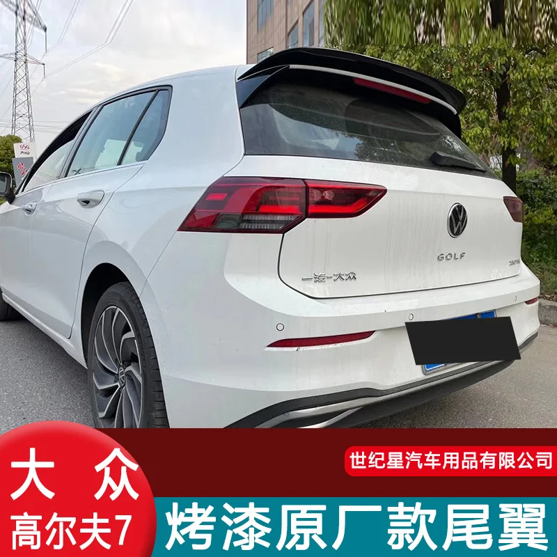 

For Volkswagen Golf/7.5 rline 2014-2020 high quality ABS Plastic Unpainted Color Rear Spoiler Wing Trunk Lid Cover Car Styling