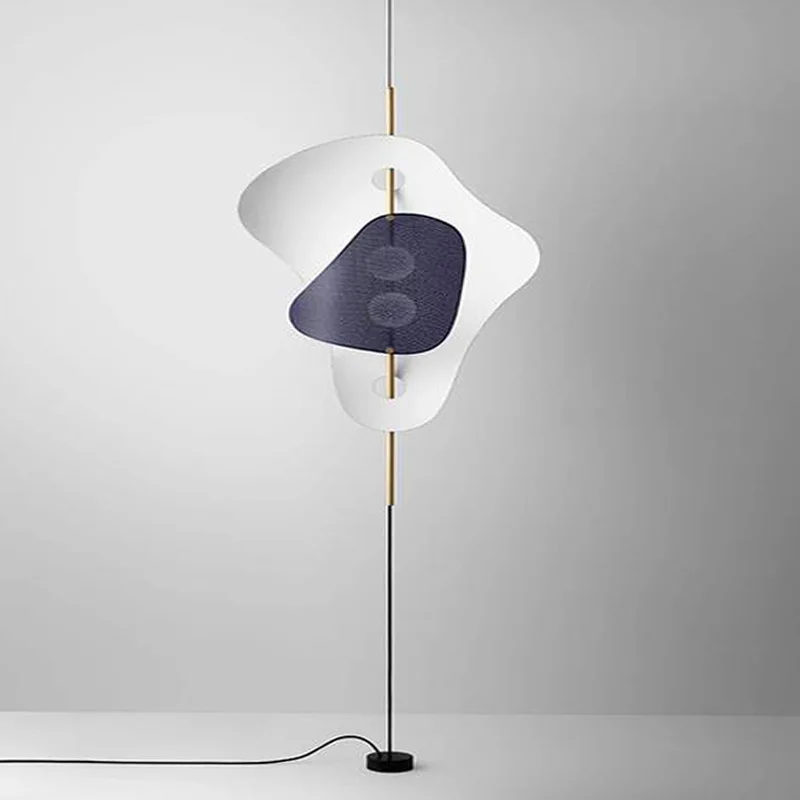 

Современная светодиодная Напольная Лампа неправильной формы, дизайнерский креативный светильник-подставка для спальни, гостиной, детской простой светодиодный светильник