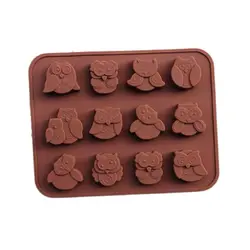 OWL  Type Silicone Cake Chocolate Mold Jelly Mold Cake Moulds Bakeware D559