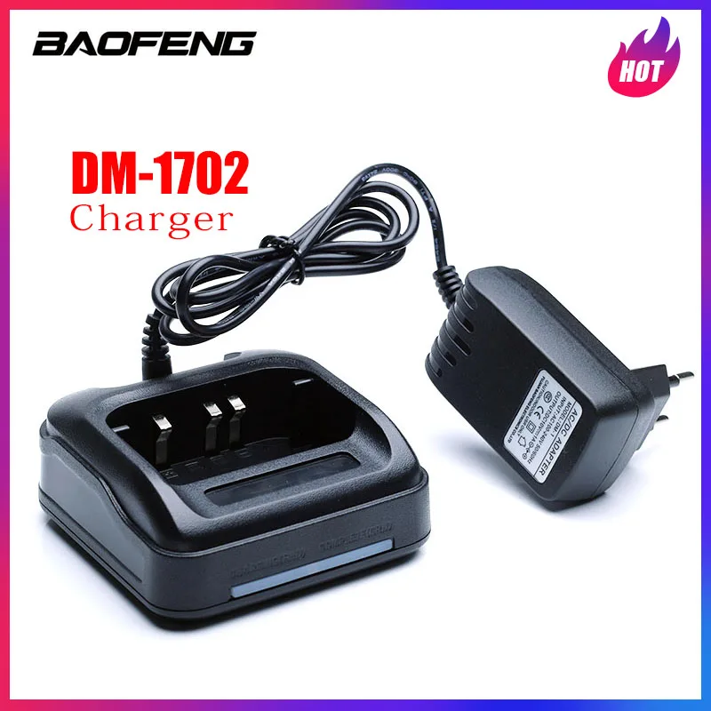 BAOFENG-DM-1702 Walkie Talkie, Battery Charger, Baofeng 1702 Radio Accessories,Digital DMR,Dual-Time Slot,Walkie Talkie Charging