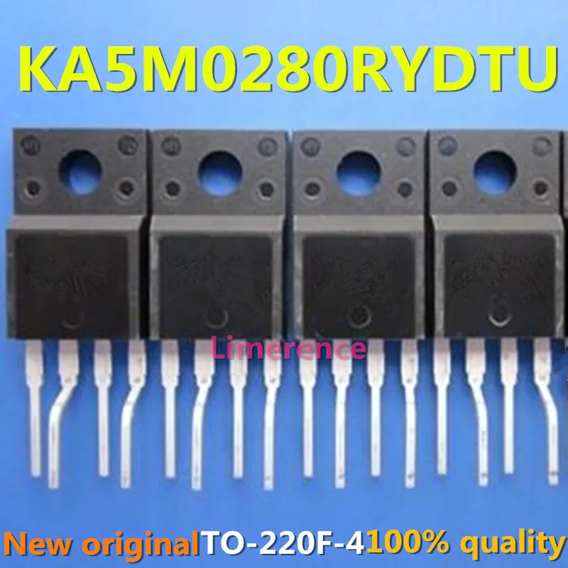 

100% nuevo 50 unids/lote Оригинальный Диод KA5M0280RYDTU KA5M0280RY 5M0280R TO220F MOSFET транзистор