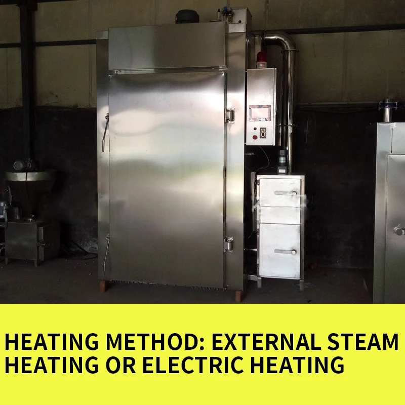 Forno de fumaça automático de aço inoxidável 12,5kw, forno de secagem rápida e alta temperatura para cozimento