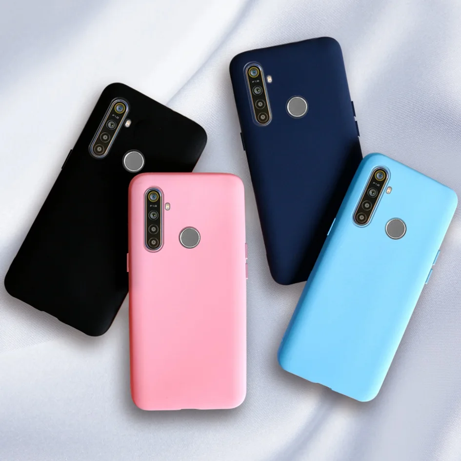 Realme 3 Pro Case For Realme C3 Phone Cover Candy TPU Silicon Soft Matte Case for OPPO Realme Narzo 10 3Pro C3 Back Cover Bumper