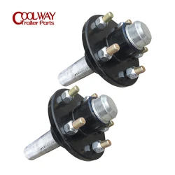 5-114.3 CAP 3500LBS Unbrake Trailer Half Axle Shaft Hubs Price For Pair RV Parts Camper Accessories Caravan Components