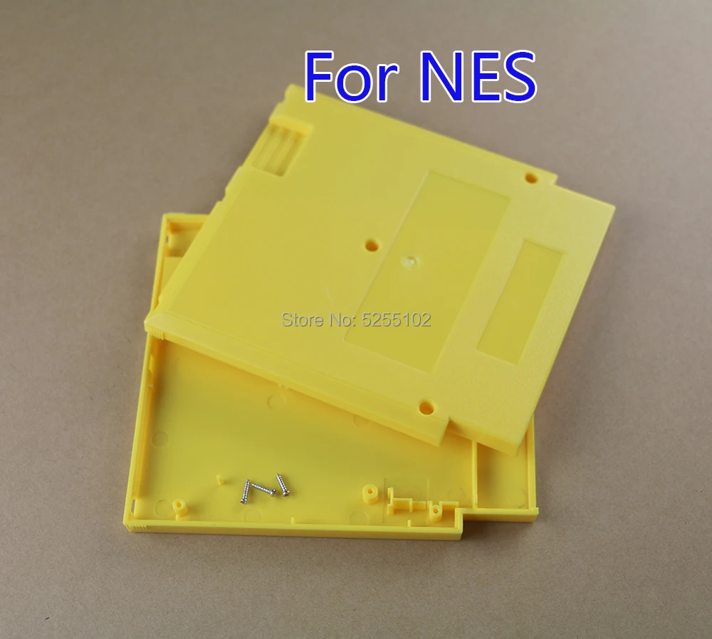 1set For NES Hard Case 60Pin To 72Pin Adapter Game Card Shell forNES Cover Plastic Case for NES Game Cartridge Replacement Shell