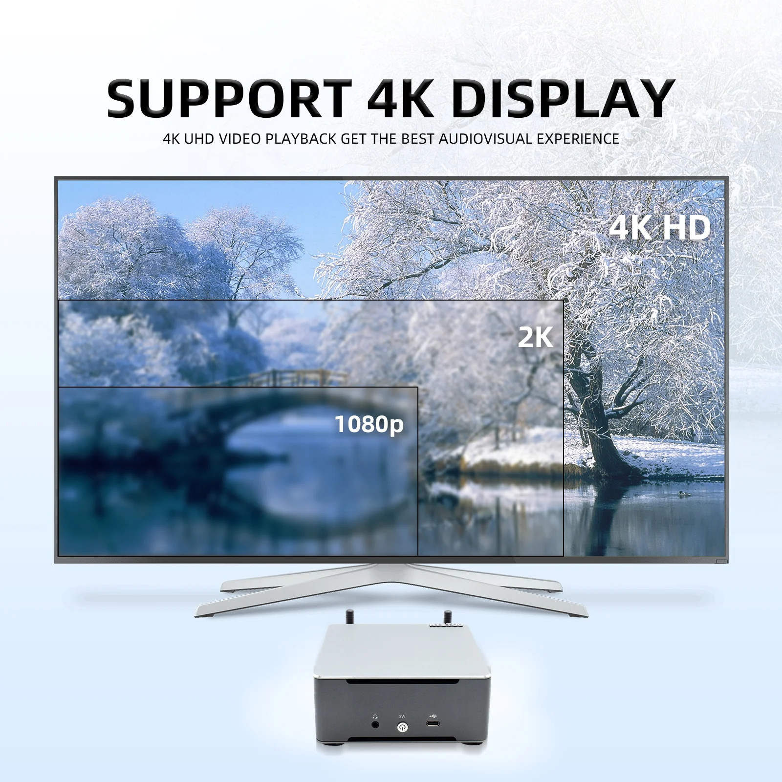 Hystou – Mini PC de jeu AMD Ryzen 7 3700u, ordinateur de bureau, Radeon RX Vega 10, graphique PCWin11, HDMI, DP, type-c, NVME, SSD, bluetooth, WiFi