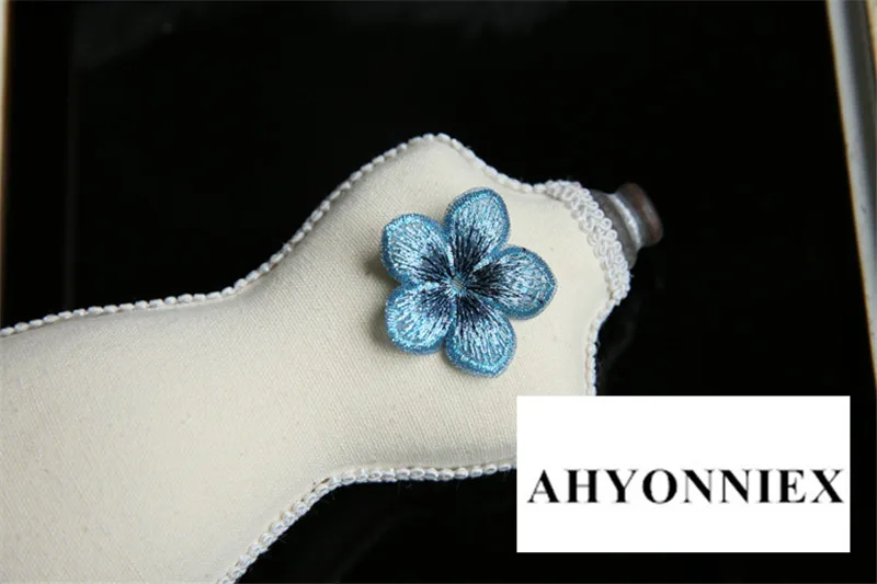 AHYONNIEX 10 stücke Günstige Kleine Blume Patch für Kleidung Nähen auf Applique Kleid Haar Zubehör Schuhe Taschen DIY Dekoration Patches – Detail 9