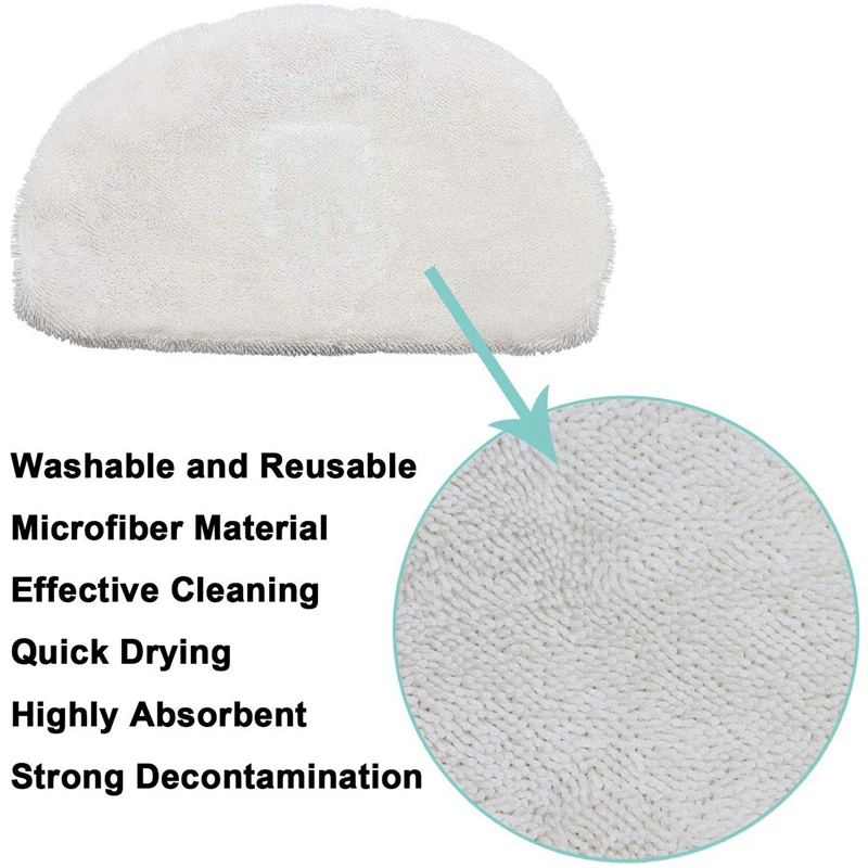 Replacement Washable Steam Mop Pads For Bissell Powerfresh 1940 1544 1440 Steam Mop Model 1544A 2075A 1806 5938 Cleaning Parts