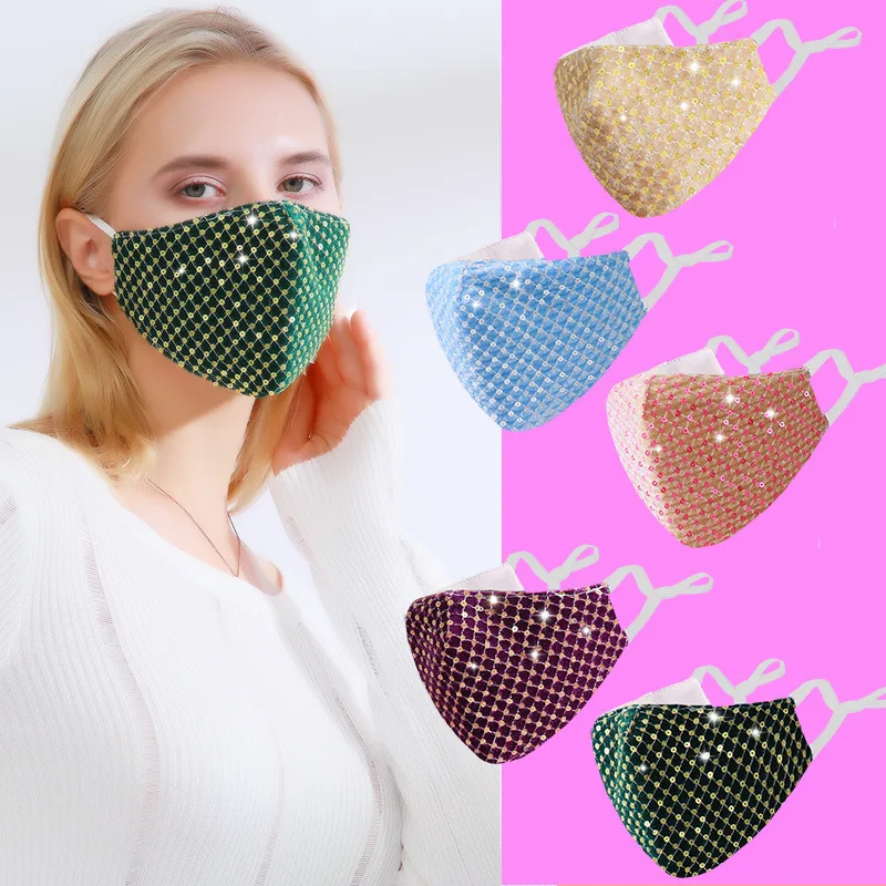 10 Stuks Volwassen Wasbare Katoenen Masker Print Kerst Feestdagen Nieuwe Jaar Stof Herbruikbare Vrouw Wasbaar Gezichtsmasker